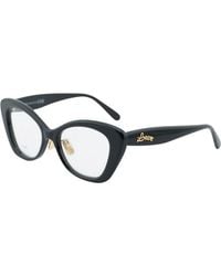 Loewe - Eyeglasses Cat Eye Full Rim, Shiny Frame And Clear Demo Lens Lw50067F001 - Lyst