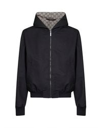 Gucci - Reversible Cotton And Gg Nylon Hooded Jacket - Lyst
