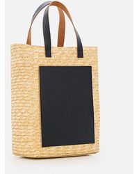 Plan C - Medium Straw Shopping Bag - Lyst
