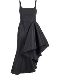 Alexander McQueen - Day Dress Sustainable Polyfaille - Lyst