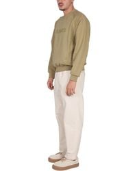 Sunnei - Sweatshirt With Logo Embroidery Cotton Sweatshirts - Lyst