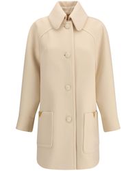 Valentino - Wool Drap Caban - Lyst
