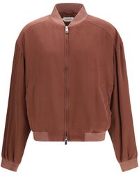 Versace - Overdyed Silk Jacket - Lyst