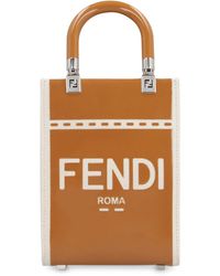 Fendi - Sunshine Mini Patent Tote - Lyst