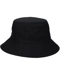 Burberry - Black Fabric Bucket Hat - Lyst