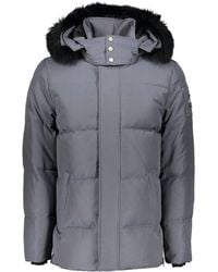 Moose Knuckles - Padded Parka With Fur Hood - Lyst