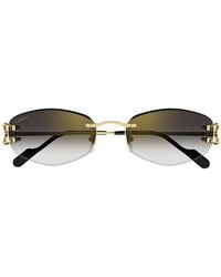 Cartier - Ct0467s Sunglasses - Lyst
