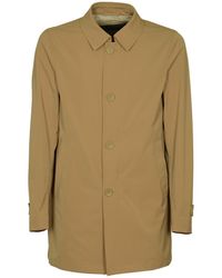 Herno - Single-breasted Long Sleeved Trench Coat - Lyst