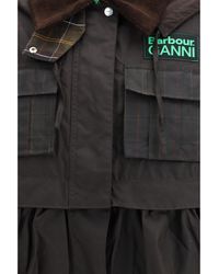 Barbour - Waxed Peplum Jacket Rustic Tartan - Lyst