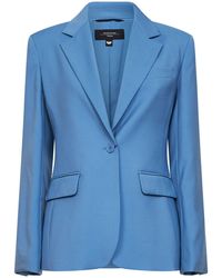 Weekend by Maxmara - Stretch Wool Blazer Virgin Jacket - Lyst