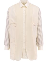 Maison Margiela - Anonymity Of The Lining Reversible Wool Blend Blazer - Lyst