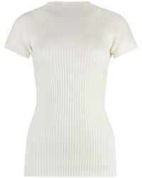 Fabiana Filippi - Cotton Knit T-shirt - Lyst