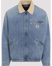 Carhartt - Og Detroit Cotton Jacket - Lyst