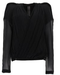 Rick Owens - Rick Owens Silk-Lined Cotton Jacket - Lyst