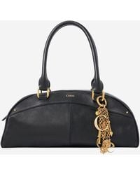 Chloé - Leather Bowling Bag Handbags - Lyst