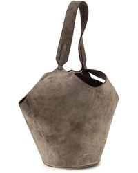 KHAITE - Lotus Small Shoulder Bag Cedar - Lyst