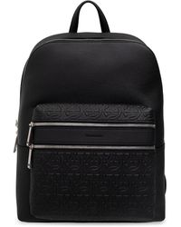 Ferragamo - Leather Backpack - Lyst
