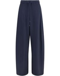 Max Mara - Olmo Technical Cotton Jersey Pants - Lyst