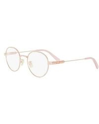 Dior - Optical Frames Nude-Neutrals Acetate Eyewear Optical-Frames - Lyst