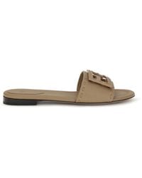 Fendi - Baguette Sandals Calf Leather Bos Taurus - Lyst