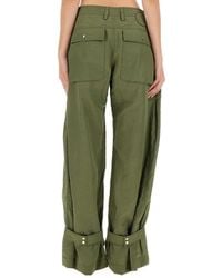 Rabanne - Cargo Pants Cotton Trousers - Lyst