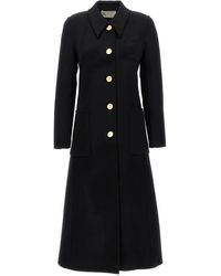 Tory Burch - Single-breasted Wool Coat Coats, Trench Coats - Lyst