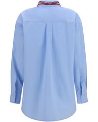 Fabiana Filippi - Boyfriend Poplin Shirt - Lyst