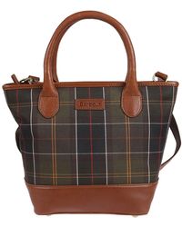 Barbour - Katrine Checked Tote Bag - Lyst