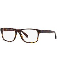 Polo Ralph Lauren - Eyeglasses Square Full Rim, Shiny Havana Frame And Clear Demo Lenses Lens Ph22236132 Sunglasses - Lyst
