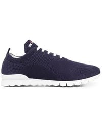 Kiton - Navy ''fit'' Running Sneakers - Lyst