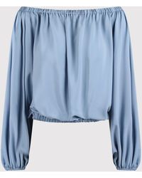 FEDERICA TOSI - Blouse With Square Neckline - Lyst
