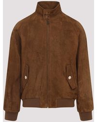 Valentino - Suede Jacket - Lyst