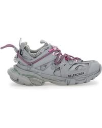 Balenciaga - Track Trail Laces Low Top Sneakers With Embossed Logo On The Tongue And Size Patch On The Toe - Lyst