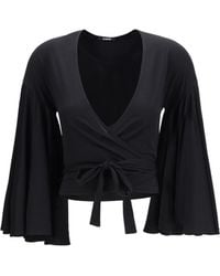 Jacquemus - Paysan Wrap Top Cotton Shirt - Lyst