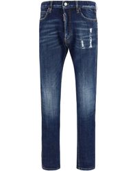 DSquared² - Teddy Mini Front Jeans Cotton - Lyst