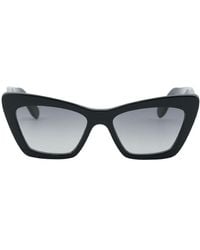 Ferragamo - Salvatore Sunglasses Cat Eye Full Rim, Shiny Frame And Gradient Lens Sf1081S001 - Lyst