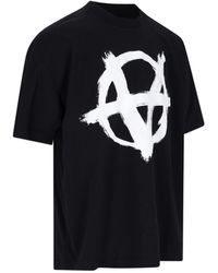 今月のお買得品 - 新品 VETEMENTS DOUBLE ANARCHY LOGO T-SHIRT - 定価