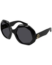 Gucci - Sunglasses Geometric Full Rim, Frame And Lens Gg1242S001 - Lyst