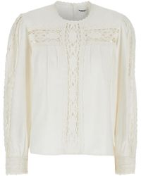 Isabel Marant - Valmira' Blouse With Keyhole Neck - Lyst