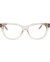 Balenciaga - Transparent Recycled Acetate Glasses - Lyst