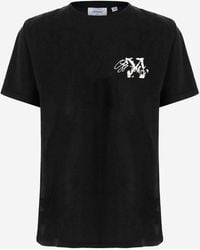 Off-White c/o Virgil Abloh - Cotton T-Shirt Stroke 2 Arrow Skate T-Shirts - Lyst
