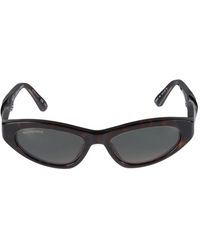 Balenciaga - Twist Logo Print Sunglasses - Lyst