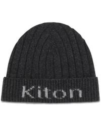 Kiton - Wool Beanie Hat Merino Ovis Aries E Hairbands - Lyst