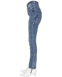 MSGM - Skinny Fit Jeans Cotton - Lyst