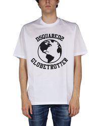 DSquared² Cotton Globetrotter T-shirt in Black for Men - Save 19 