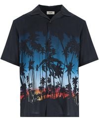 Celine - Shirts Viscose - Lyst