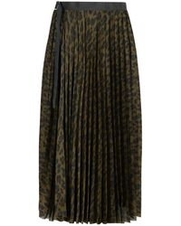 Sacai - Polyester Skirt - Lyst