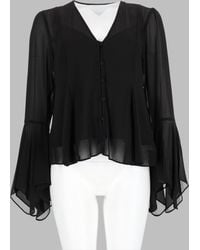 MICHAEL Michael Kors - V-Neck Shirt Polyester - Lyst