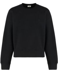 Saint Laurent - Sweatshirt Cassandre Cotton Sweatshirts - Lyst