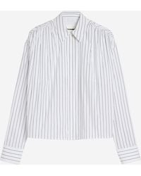 Jil Sander - Striped Cotton Shirt - Lyst